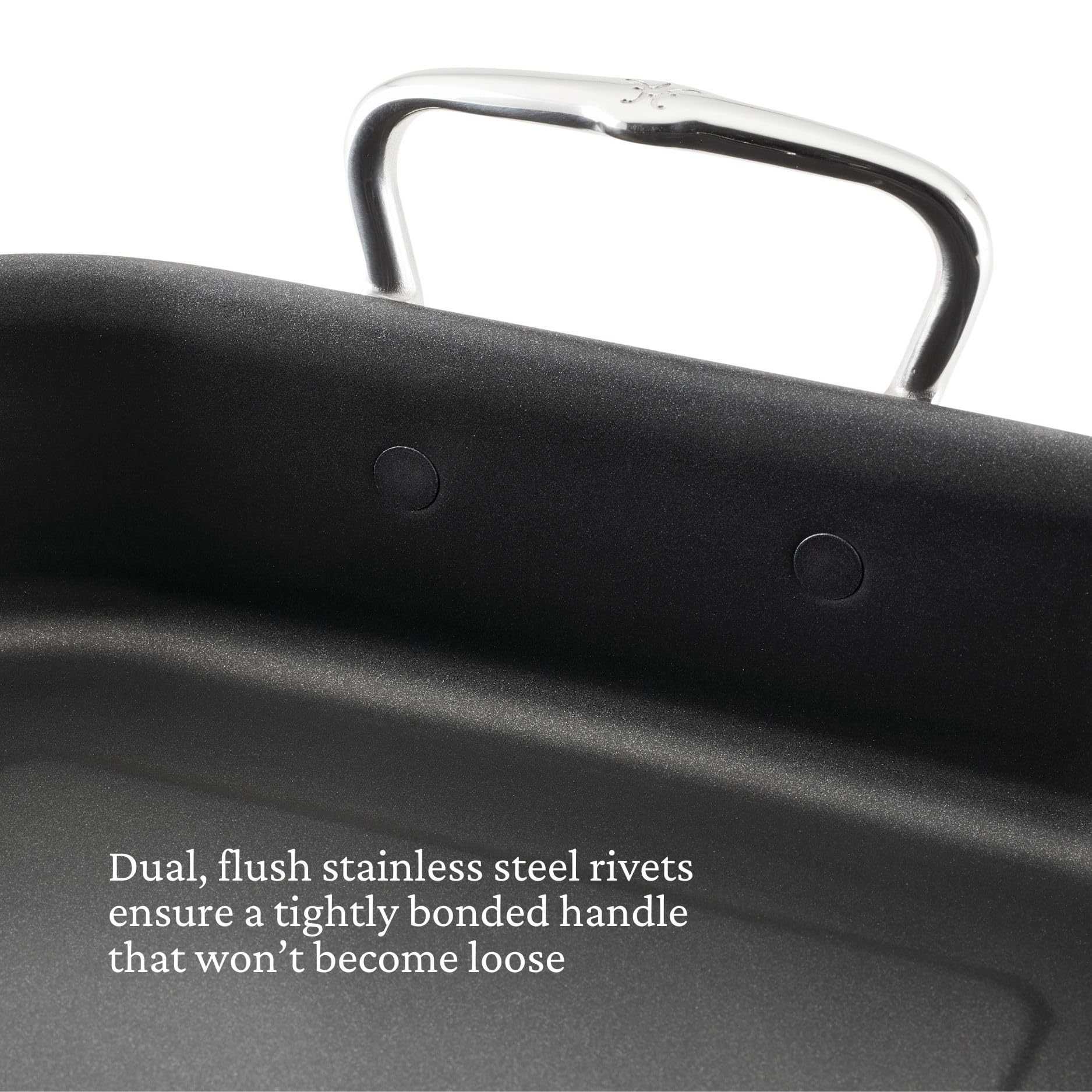 Hestan Provisions – 16.5" Classic Clad Nonstick Roasting Pan with Stainless Steel Rack