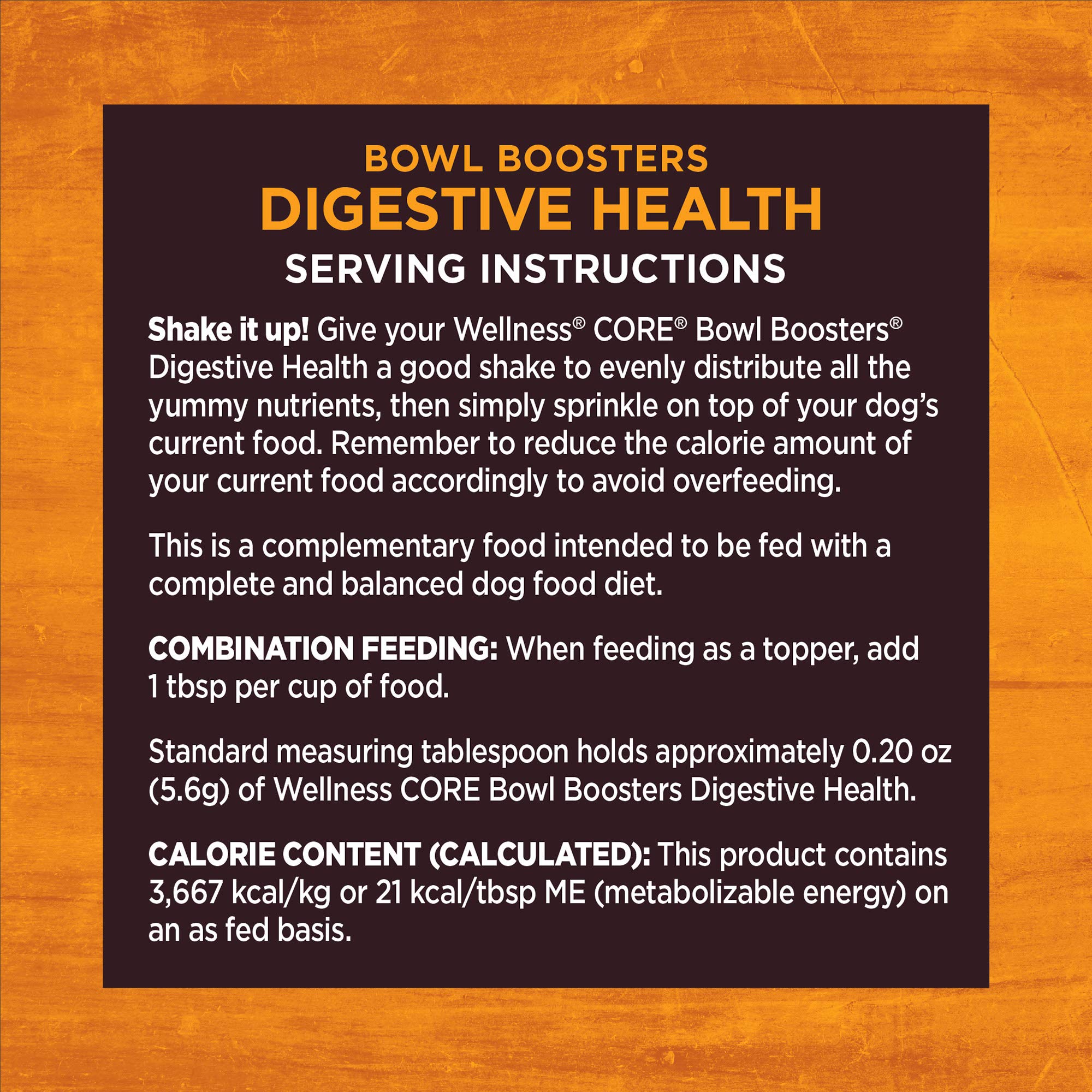 Wellness Bowl Boosters Digestive Health Dog Food Topper with Freeze Dried Pieces for Small, Medium, and Large Breeds, Sensitive Stomach, Grain Free, Natural, Chicken Recipe, 4 oz Bag
