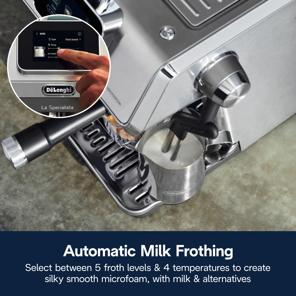 De'Longhi La Specialista Touch Espresso Machine with Coffee Grinder