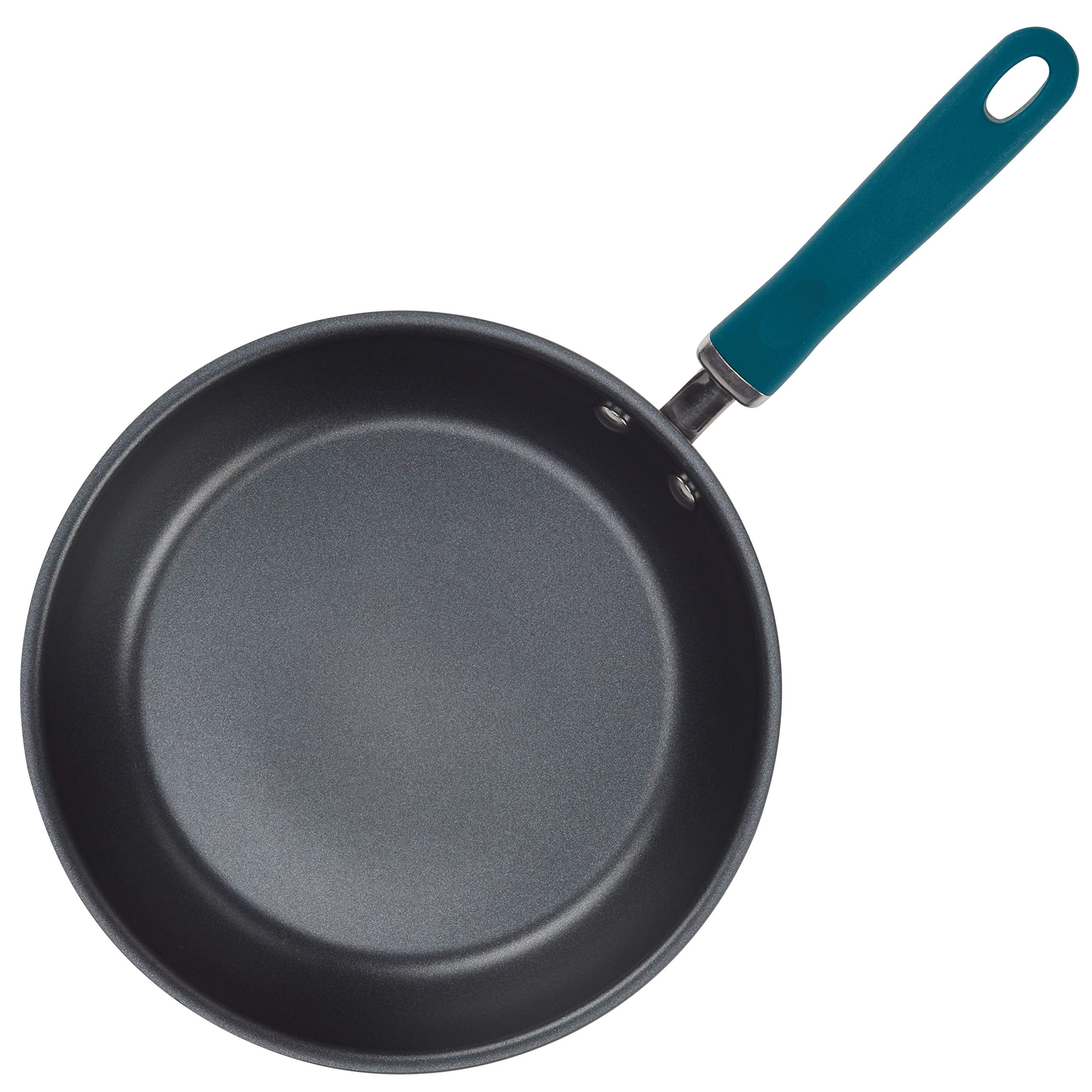 Rachael Ray Create Delicious Deep Hard Anodized Nonstick Frying Pan / Fry Pan / Hard Anodized Skillet - 10.25 Inch, Gray