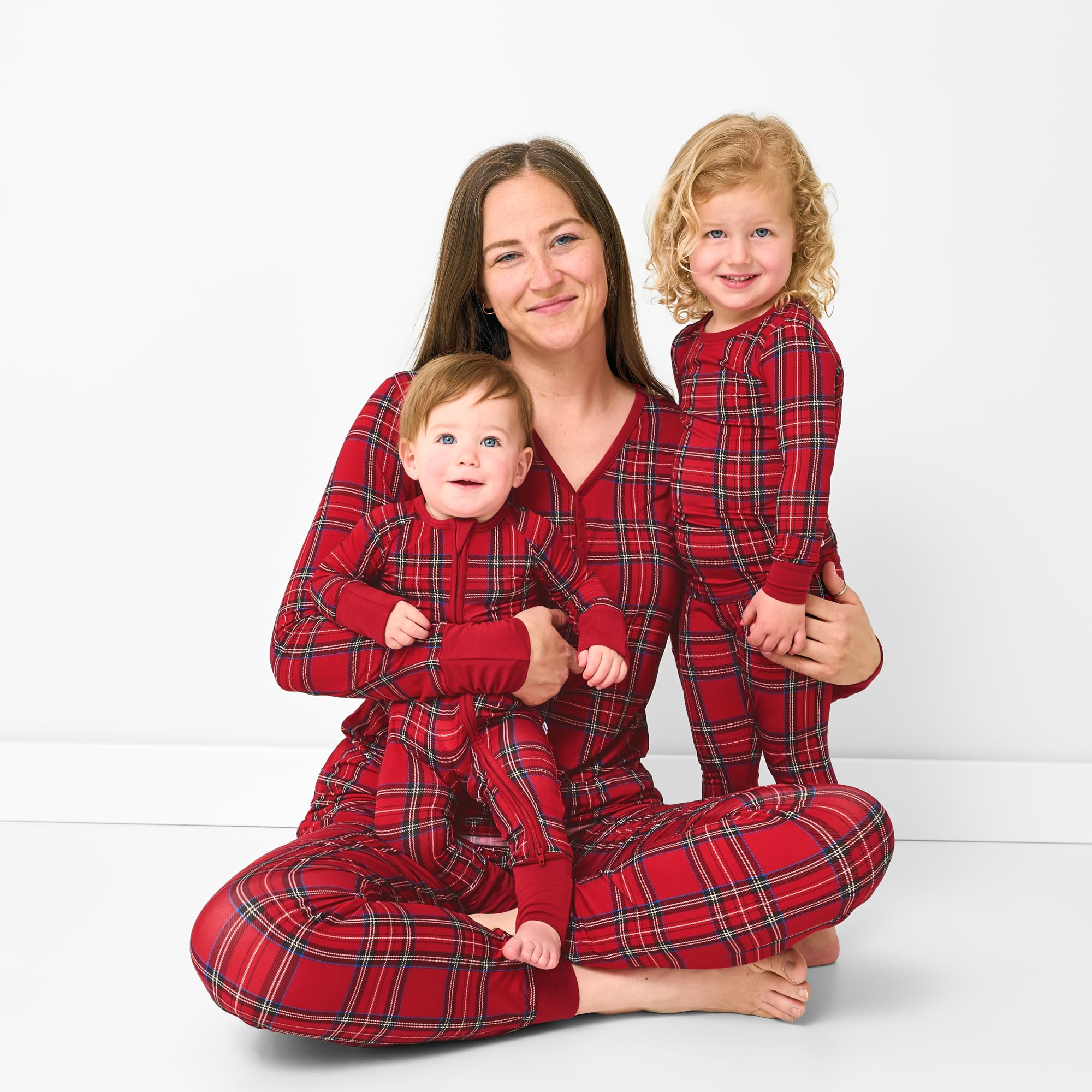 Little Sleepies Baby Christmas Pajamas, Holiday Plaid, 3-6 months