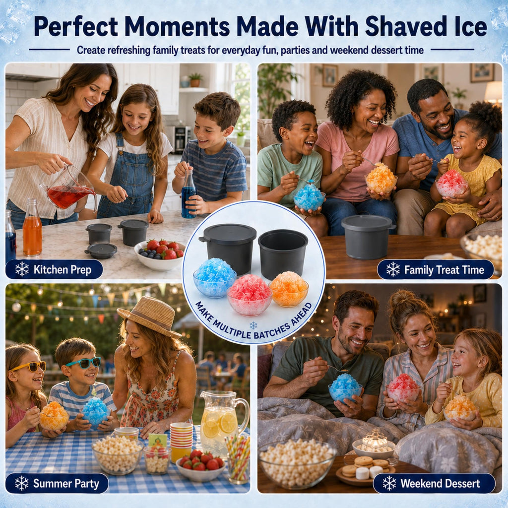 8 PCS Ice Molds Accessory for KitchenAid Shaved Ice Attachment,BPA-Free