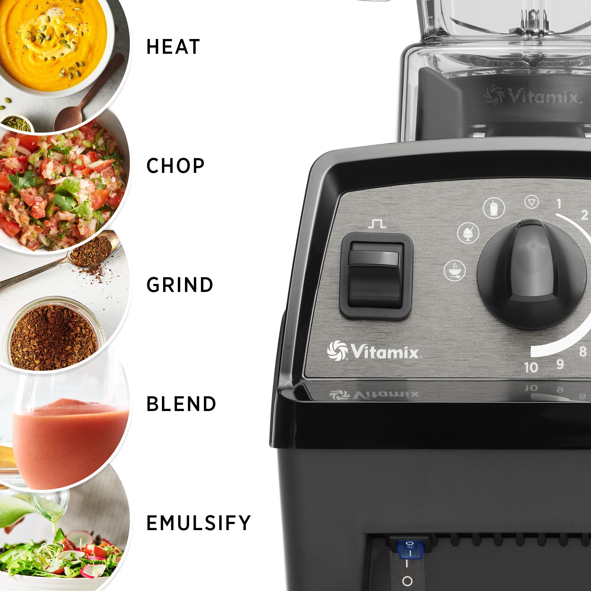 Vitamix Propel 510 Blender with Simply Smoothies Cookbook, 3 Preset Blending Programs, Professional-Grade, 48-oz Container, Slate