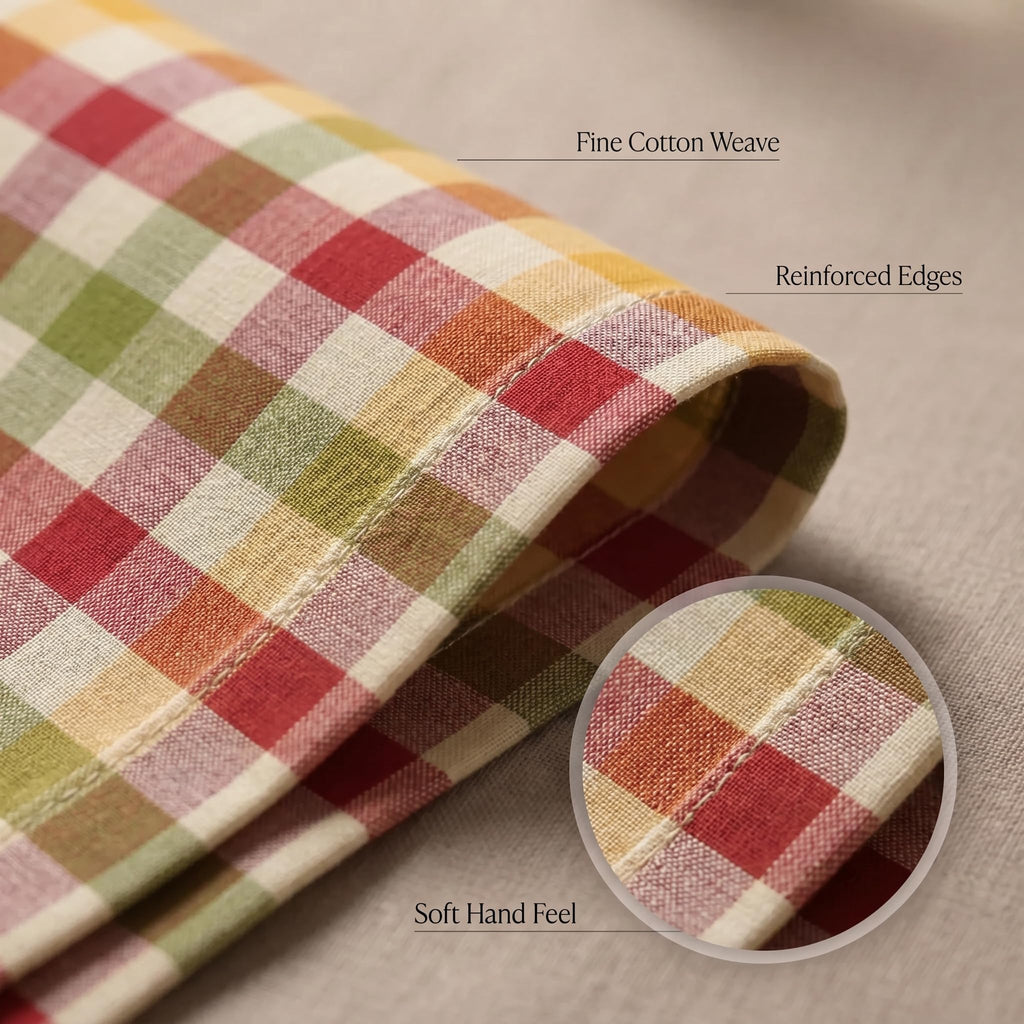 Urban Villa Cloth Napkins Cotton 20x20 (Set of 12) Harvest