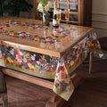 Artbloss Clear Table Cover Protector PVC Plastic Table Cover, 55" x 104"