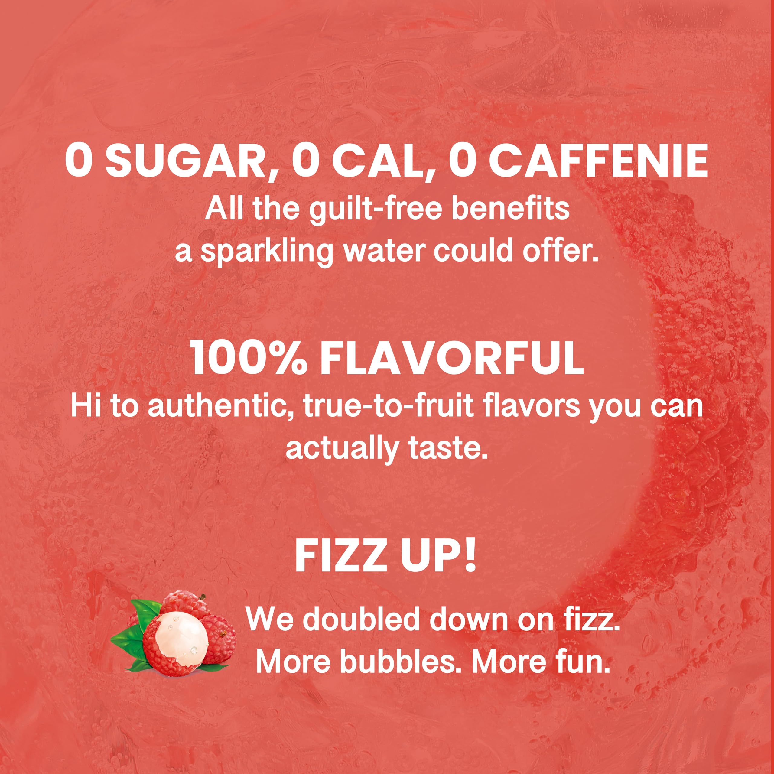 CHI FOREST Lychee Fizzy Sparkling Water (11.16 oz* 24)