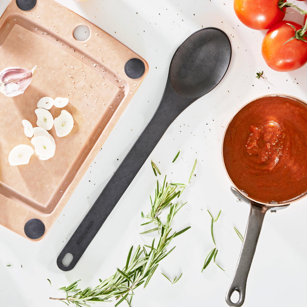 Epicurean Kitchen Series Utensils Medium Serving Stirring Spoon - Dishwasher Safe, Non-Toxic and Made in the USA,Slate