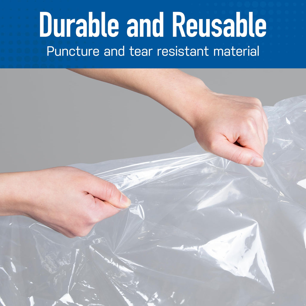 Spacesaver Jumbo Vacuum Storage Bags for Comforters, Blankets & Clothes – Vacuum Sealed Compression Bag with Hand Pump – Space Saver Storage Bag for Bedding, Moving, Travel & Organization (5 Pack)