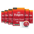 Folgers Classic Roast Coffee, Medium Roast, Keurig K-Cup Pods, 72 Count