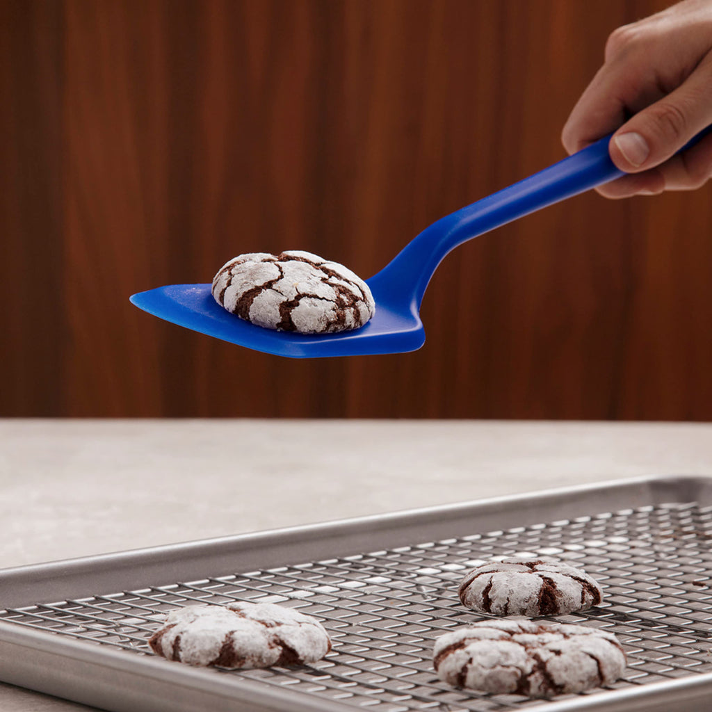 GIR: Get It Right Silicone Kitchen Spatula Turner - Non-Toxic Cooking Utensils for Nonstick Cookware, Cooking and Baking, Ultimate Flip - 13IN - Studio White