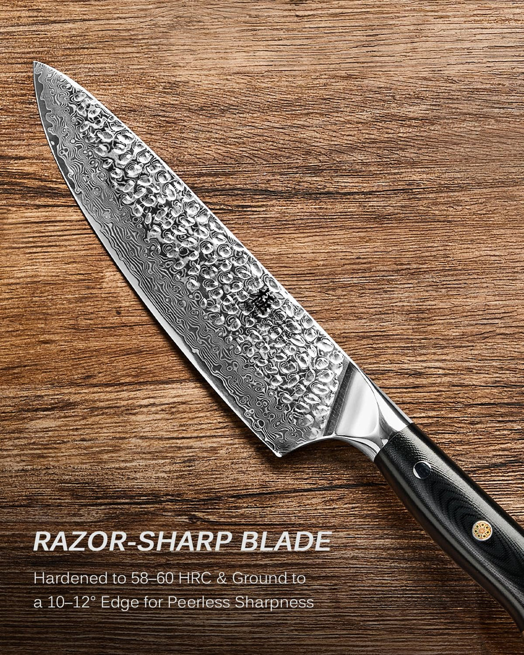 KYOKU Knife Set, Shogun Series 2pc Japanese Style Kitchen Knife Set, 7" Boning 8" Chef Knife with Sheath Gift Box, Professional Sharp Damascus Stainless Steel Knives for Meat Vegetable