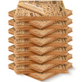 Outus 1800 Pcs 12 x 12 Inch Deli Wax Paper Sheets, Brown
