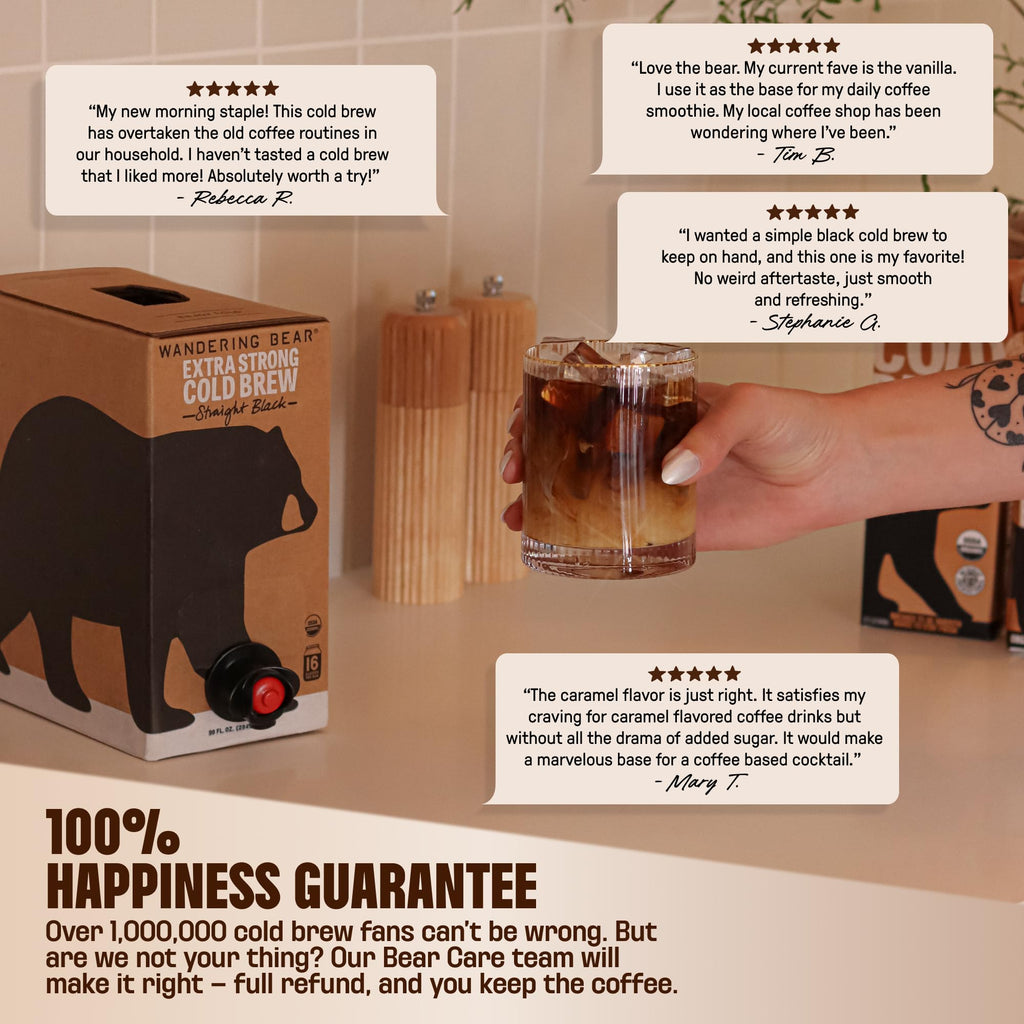 Wandering Bear Organic Caramel Cold Brew On Tap - 96 fl oz, Iced Coffee