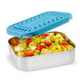 LunchBots Medium Uno Stainless Steel Kids Bento Box 1-Section Aqua 20oz