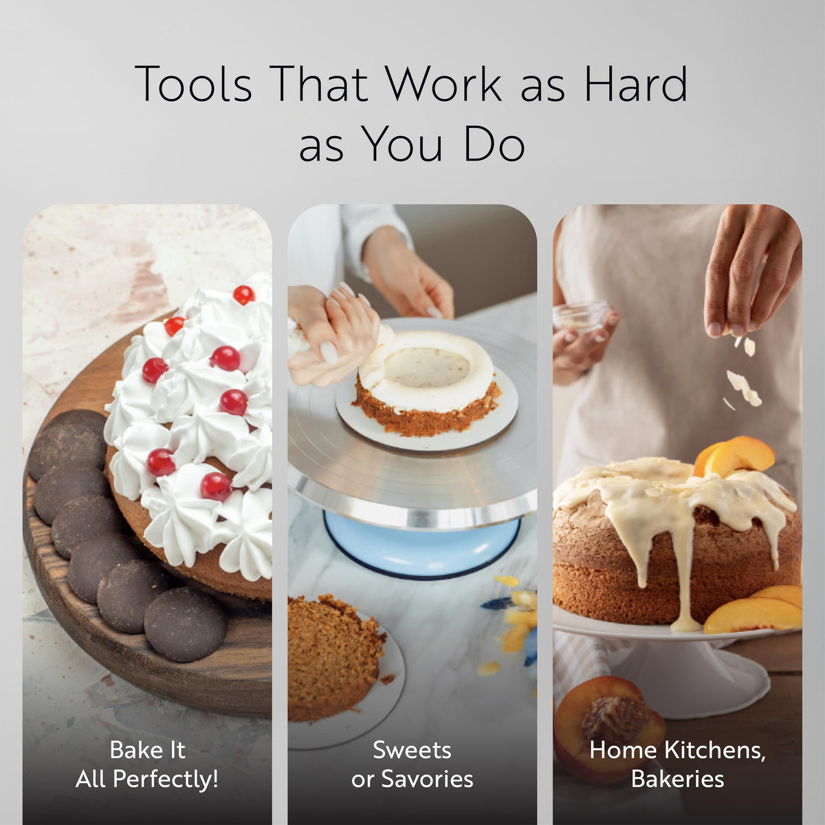 Restaurantware-Met Lux 8 x 3 Inch Straight-Sided Baking Tin, 1 Round Cake Pan - Oven-Ready, Freezable, Anodized Aluminum Round Baking Pan, Greaseproof, For Layer Birthday Cake
