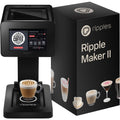 Ripples The Original Maker II, Print on Beverage Foam and Desserts, Plant-Based Ingredients Only, Selfie and Personalized Designs (Machine + Coffee Pod)