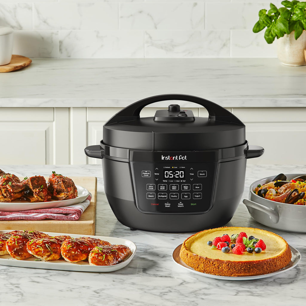 Instant Pot Rio Wide 7.5 Qt 7-in-1 Electric Pressure Cooker, WhisperQuiet