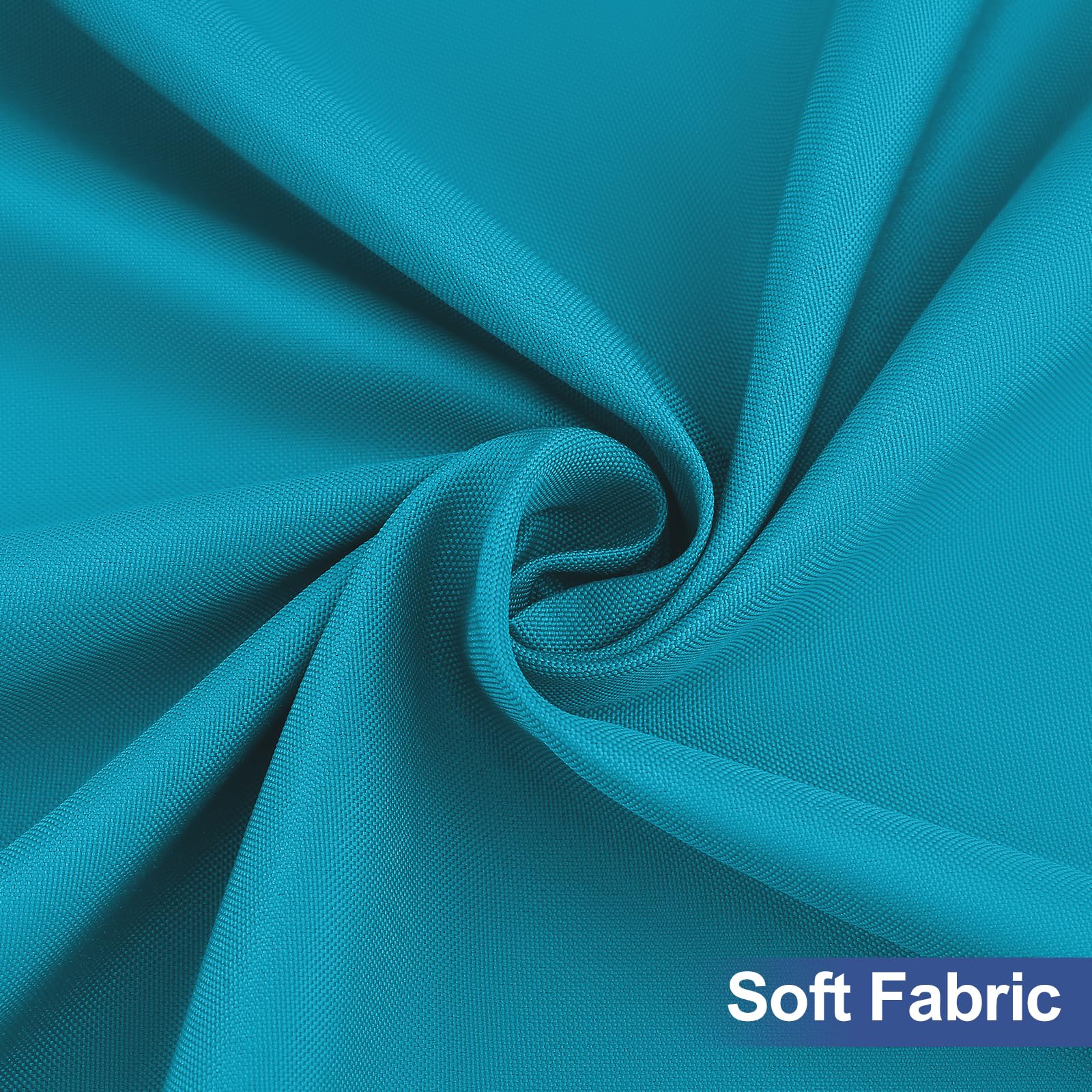 homing Rectangle Table Cloth Cover 5 Foot Teal Elastic Fitted Tablecloth