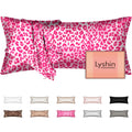 LYSHIN Silk Body Pillow Case with Zipper, Body Pillow Pillowcase, Leopard