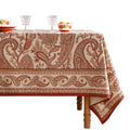 ISAENNE Designer Vintage Linen Rectangular Tablecloth,71"x55"-Chauffrey D