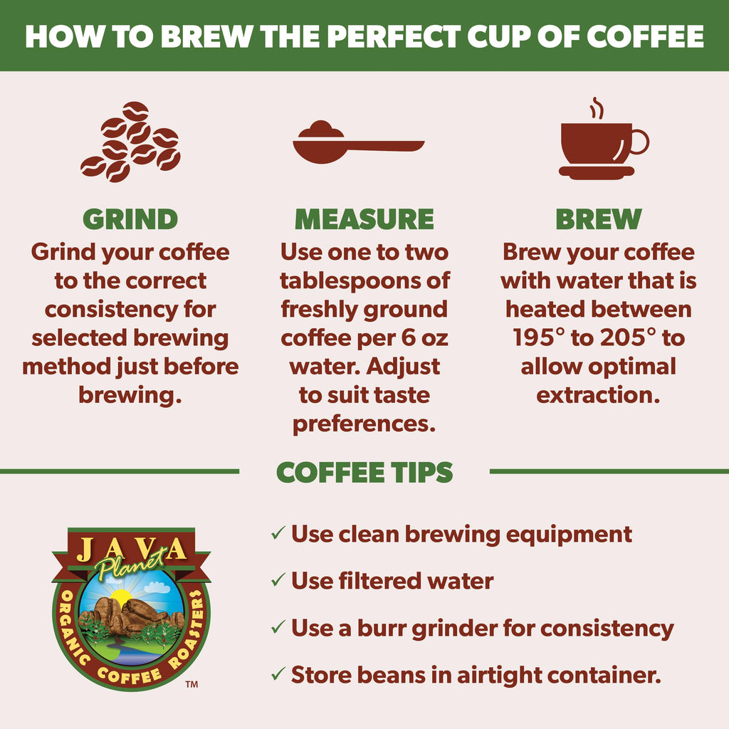 Java Planet Low Acid Organic Coffee, Peruvian, Medium Dark Roast, 16 oz