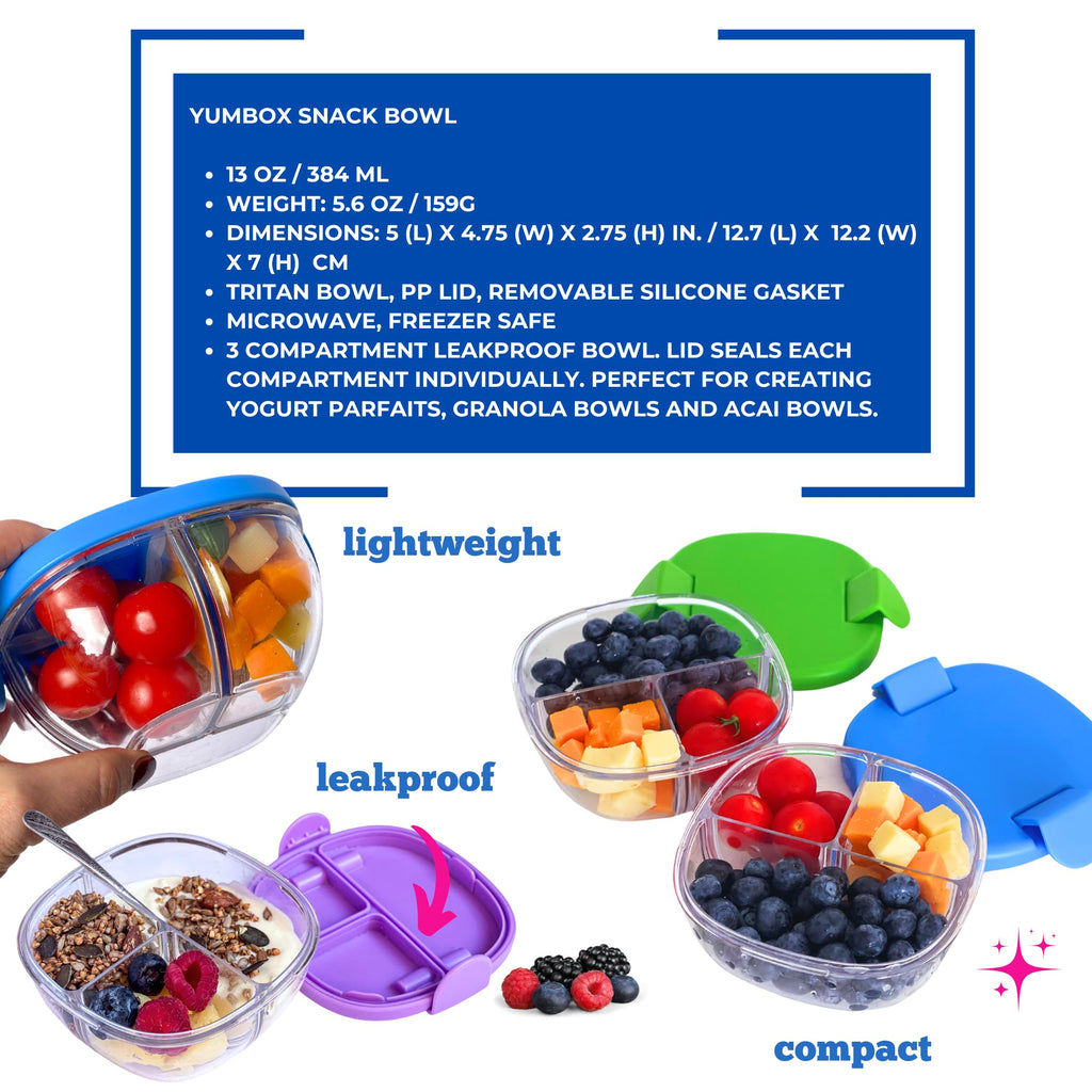 Yumbox Snack Bowl (Raspberry Pink)