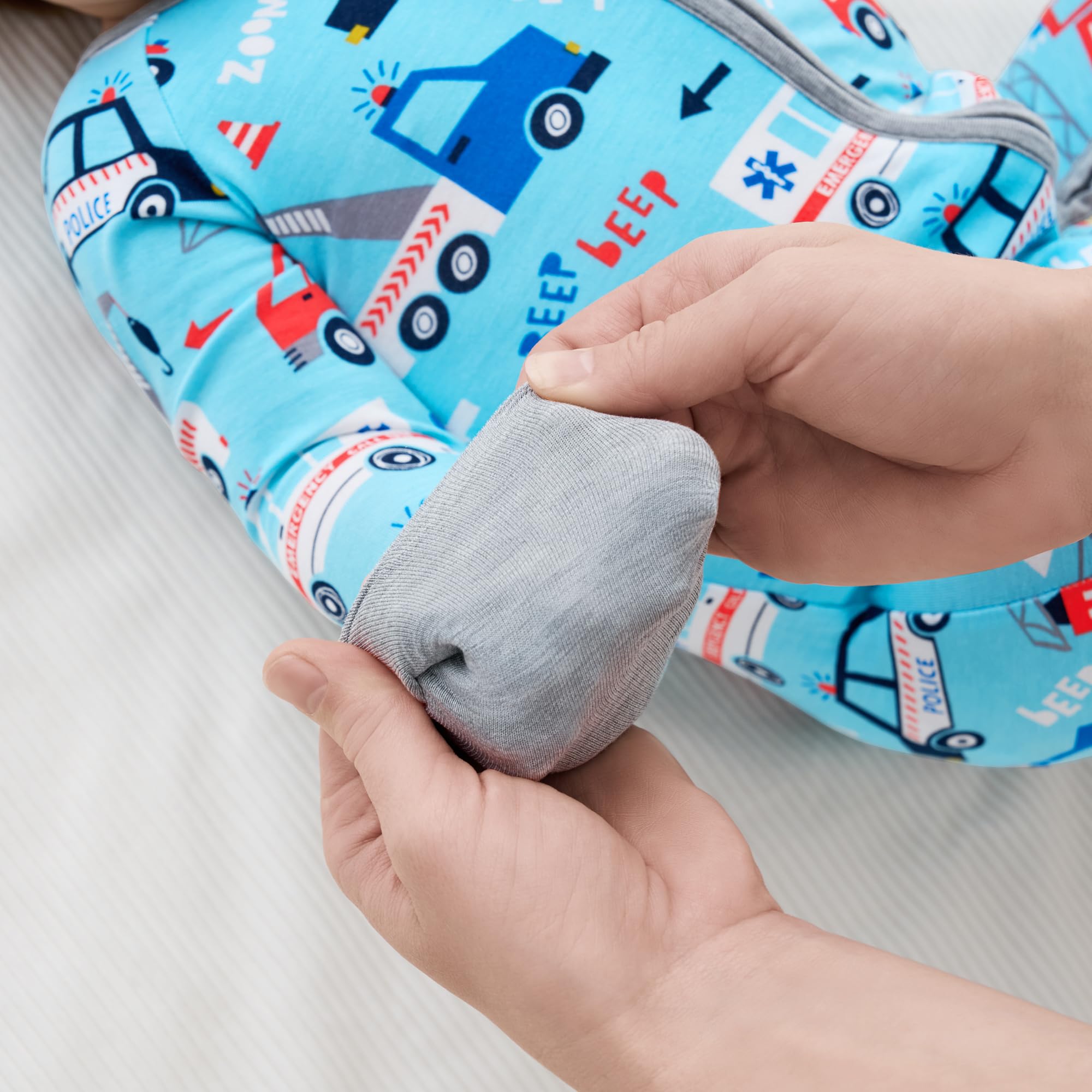 Little Sleepies Baby Pajamas, To The Rescue, Preemie