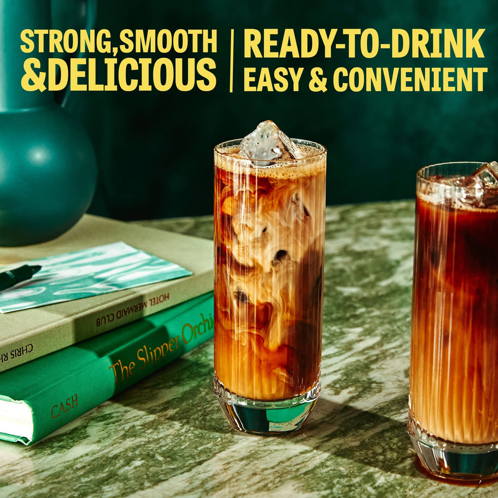 Wandering Bear Straight Black Organic Cold Brew Coffee - 32 fl oz, 6 Pack