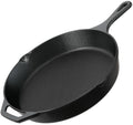 Utopia Kitchen Cast Iron Skillet 12 Inch Pre-Seasoned PFAS-Free Black