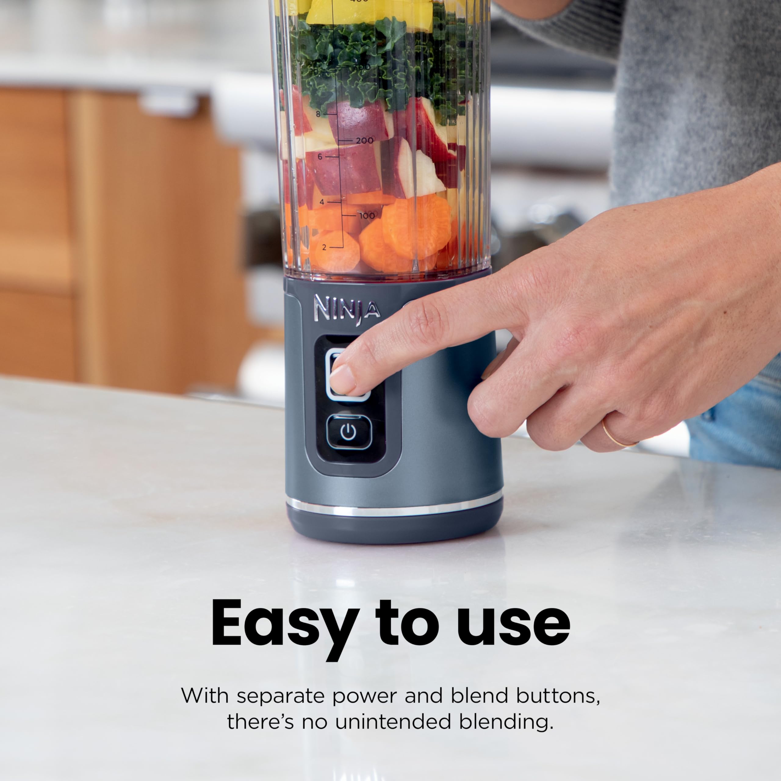 Ninja Blast Portable Blender, Cordless,18oz Vessel, Lemon Meringue, BC151LB