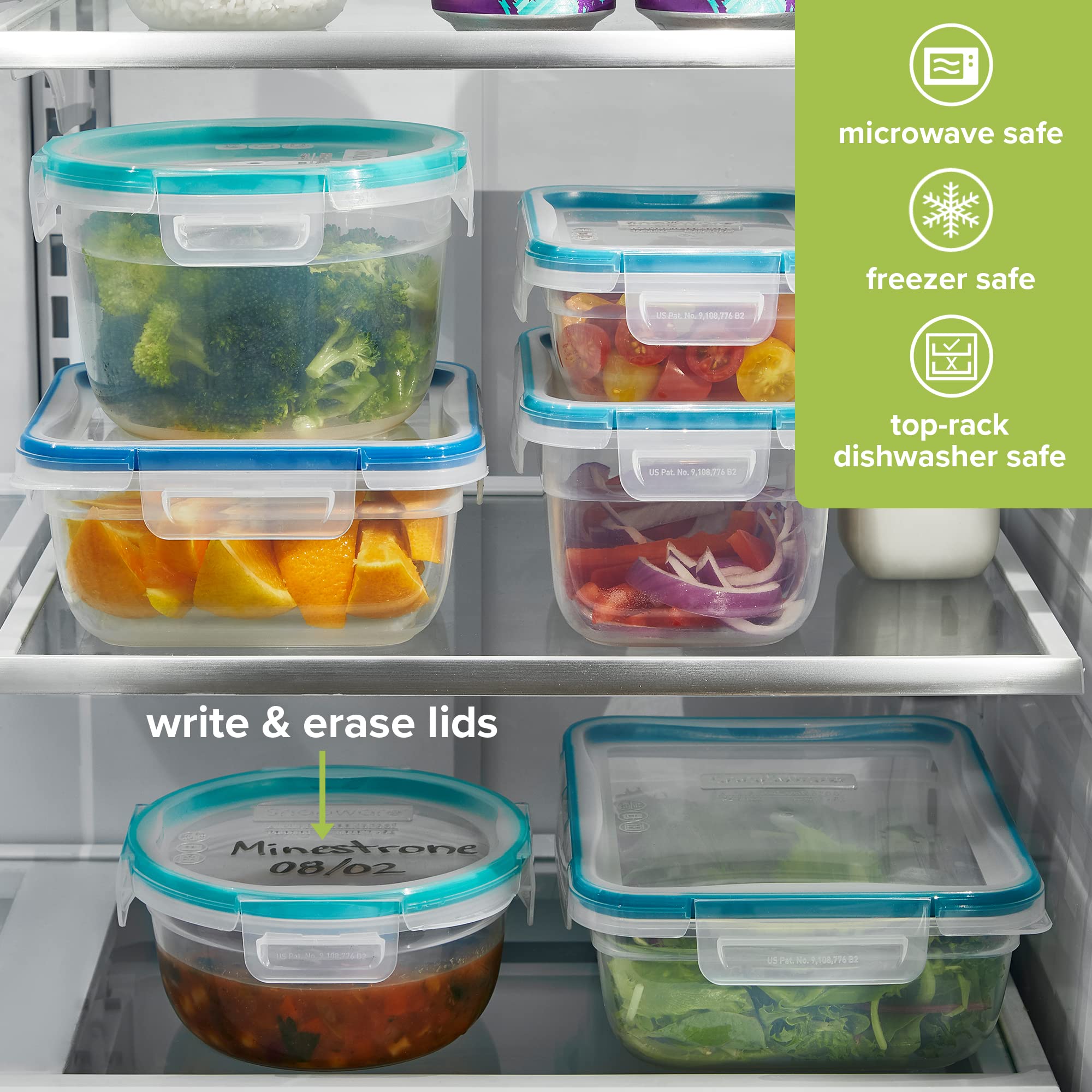 Snapware Plastic Total Solutions (14-Pack, Mixed Sizes) Food Storage Set