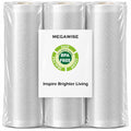 MEGAWISE Vacuum Sealer Rolls, 8 in x 21.6 ft, 5 Pack, BPA-Free