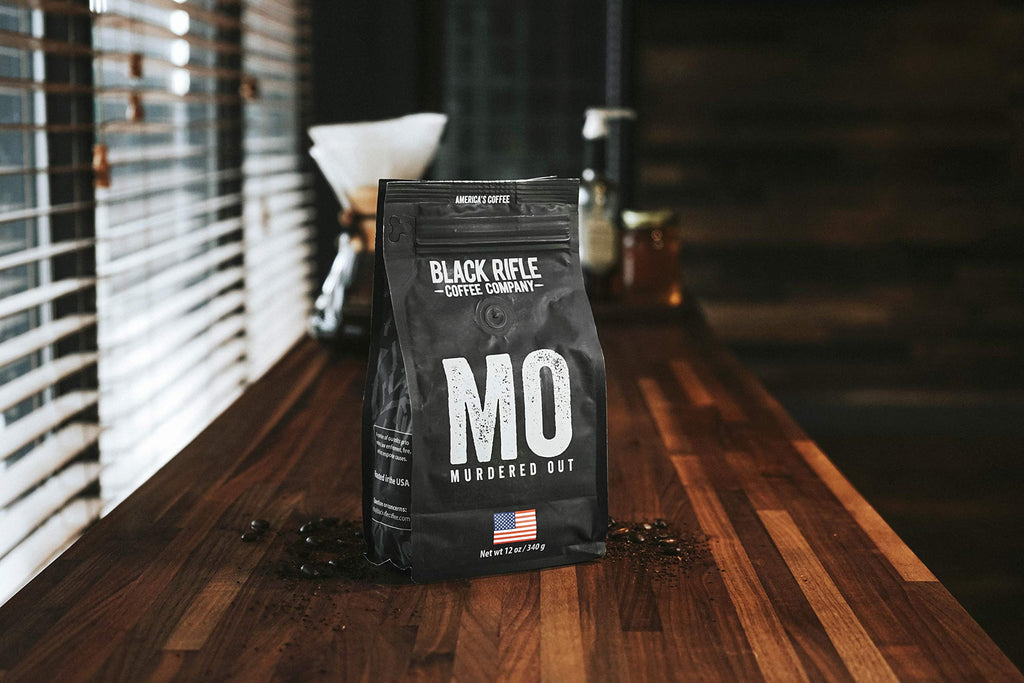 Black Rifle Coffee Dark Roast Ground Coffee Murdered Out 12 oz
