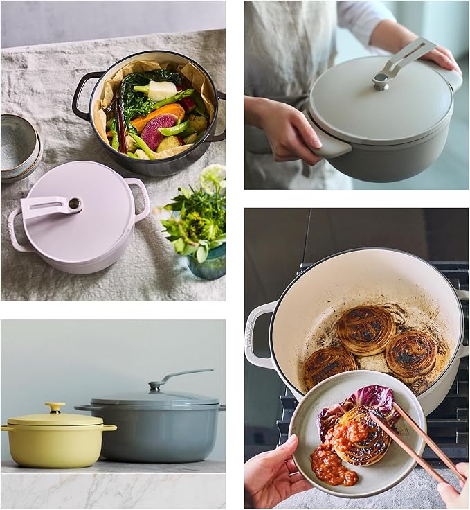 Vermicular Oven Pot 2.0 | Lightweight Enameled Cast Iron Pot | 18cm (2 Qt) | Non-Toxic | Induction-compatible | Dutch Oven | Made in Japan | Matte Black