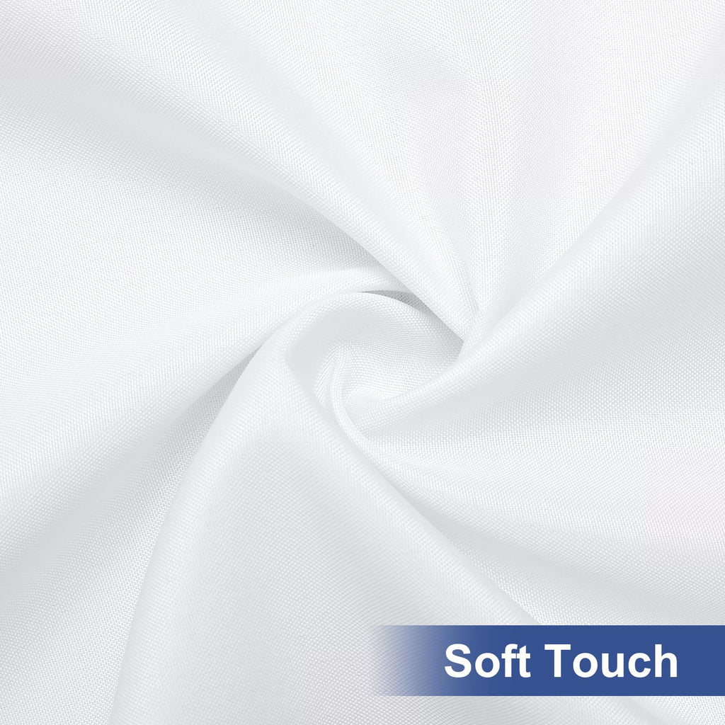 homing Rectangle Table Cloth Cover 6 Foot White Elastic Fitted Tablecloth