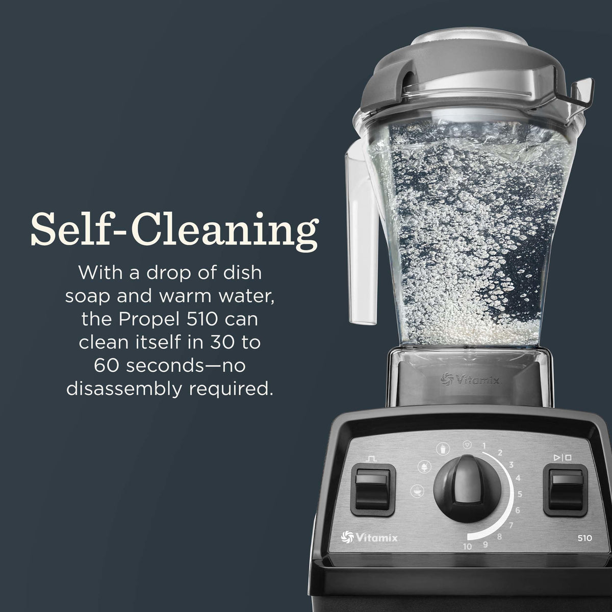 Vitamix Propel Series 510 Professional-Grade Blender, 3 Programs, Slate
