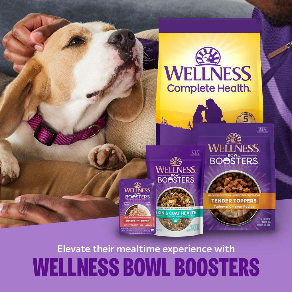 Wellness Bowl Boosters Bare Freeze Dried Dog Beef Food Topper for Small, Medium, and Large Breeds, Grain Free, Natural, 4 oz Bag