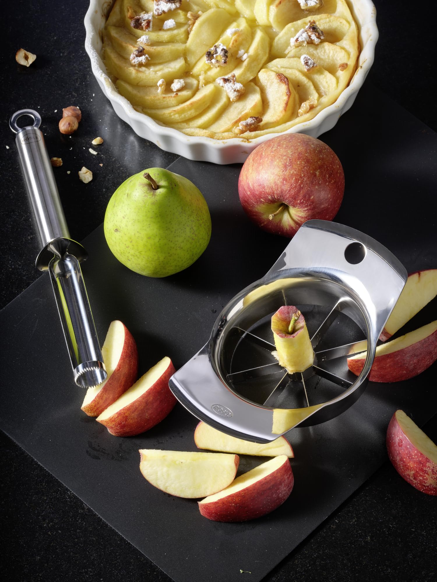 Rosle Stainless Steel Left-Handed Swivel Peeler, 7.5-inch
