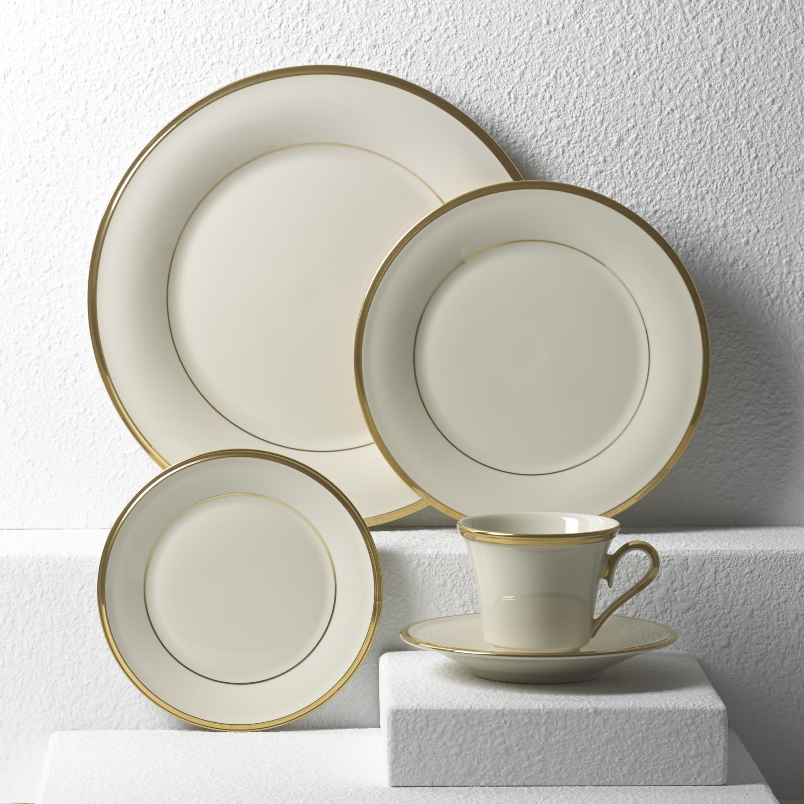 Lenox Eternal Porcelain 5-Piece Dinnerware Set for 1