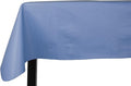 Yourtablecloth Heavy Duty Vinyl Rectangle or Square Tablecloth – 6 Gauge Heavy Duty Tablecloth – Flannel Backed – Wipeable Tablecloth with Vivid Colors & Many Sizes 52 x 90 Sky Blue