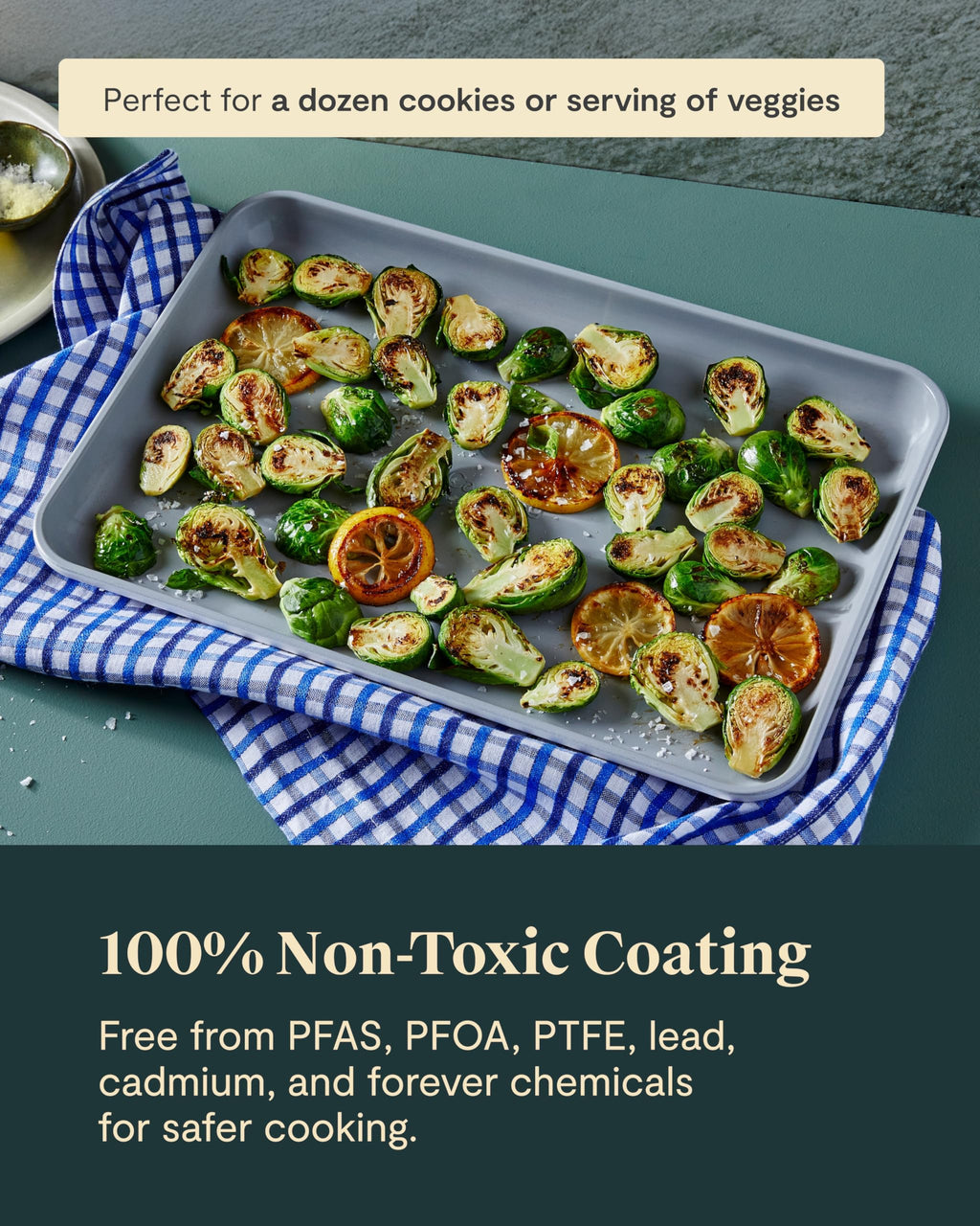 Caraway Non-Stick Ceramic Medium Baking Sheet Duo