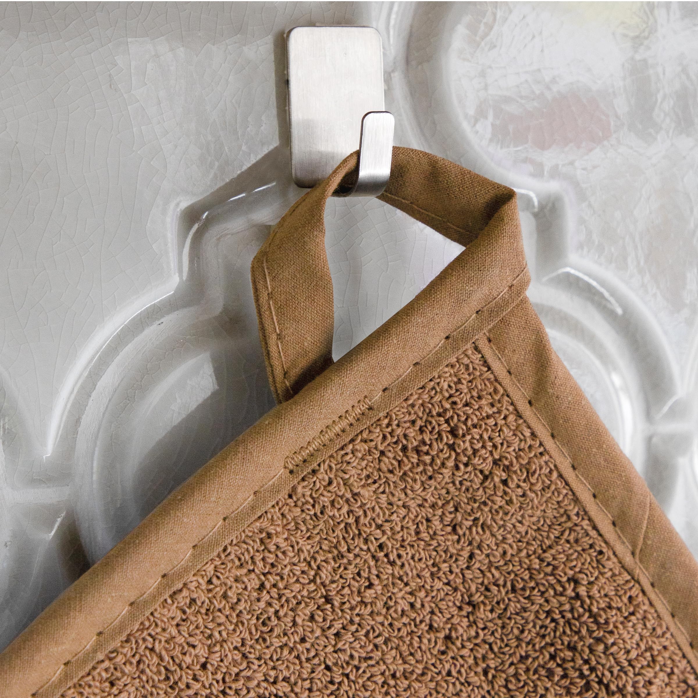 RITZ Terry Potholder & Hot Pad: Unparalleled Heat Resistant, Durable 100% Cotton – Ergonomically Designed for Optimal Grip – Easy-Care Machine Washable – 4-Pack, Copper