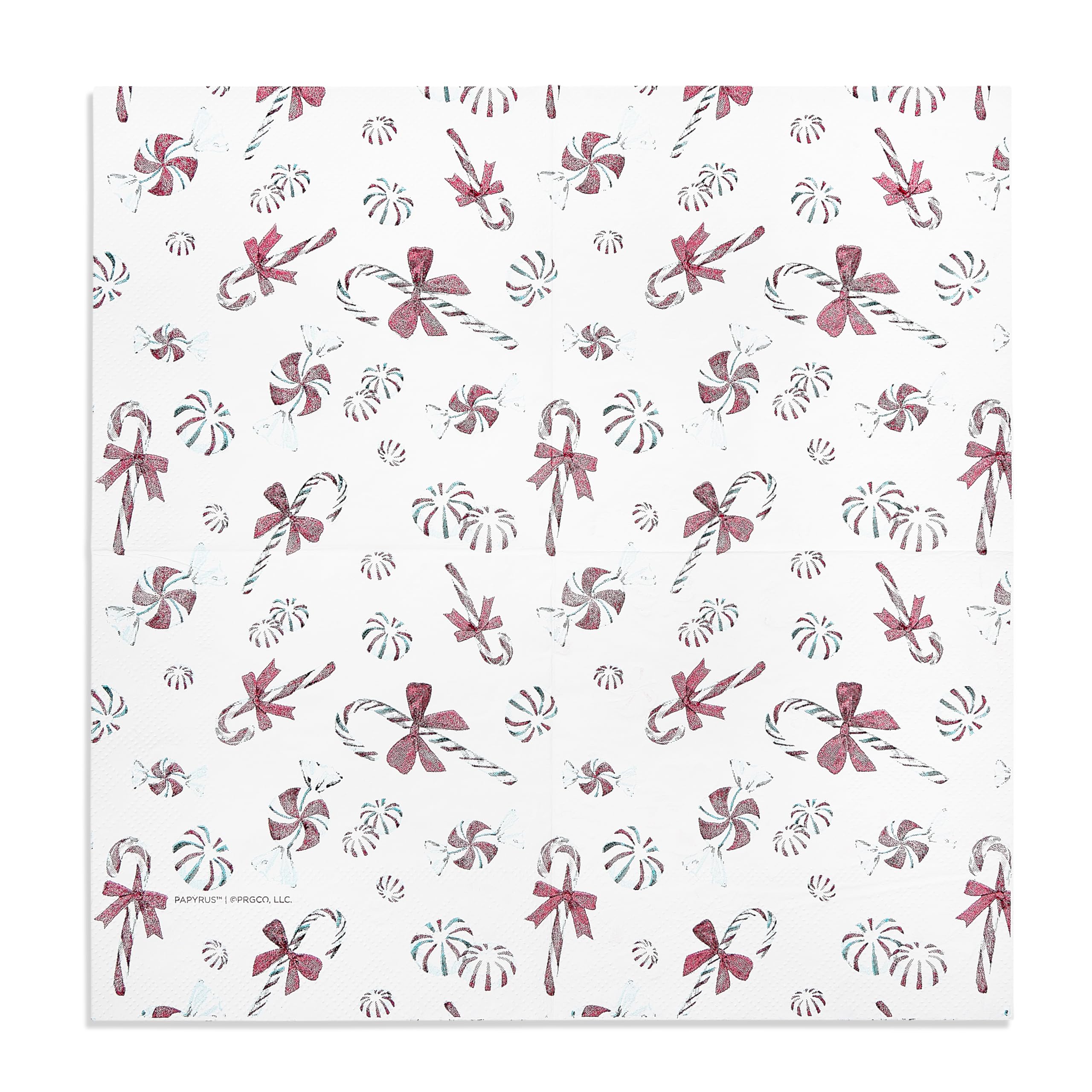 Papyrus Disposable Tabletop Dinnerware Set - Elegant and Sturdy Plates and Cutlery for Any Occasion, Peppermint, Napkins