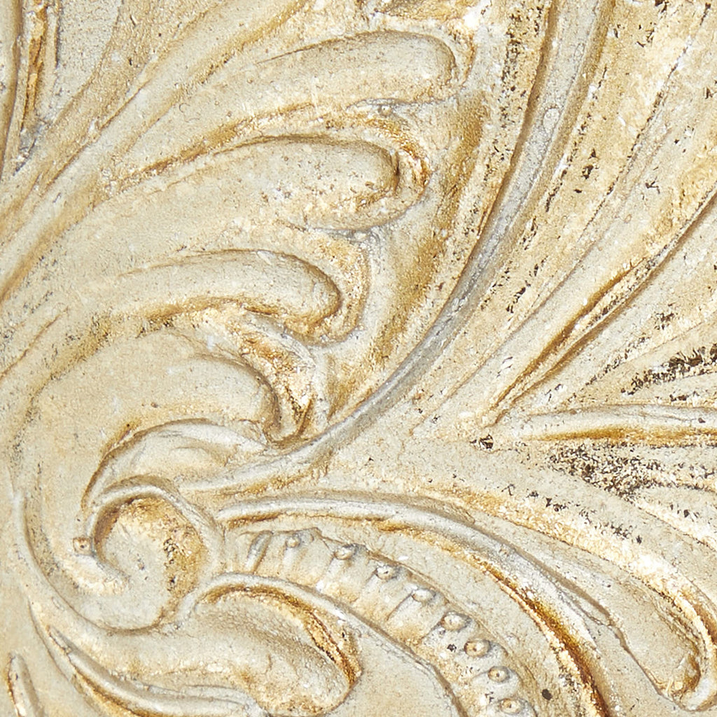 Deco 79 Polystone Solid Decorative Jars, 7" x 7" x 19", Gold