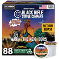 Black Rifle Coffee Company Wakin’ the Neighbors High-Caffeine Coffee Pods – Arabica & Robusta Blend for Extra Energy – Single Serve K Cup Compatible 88 Count
