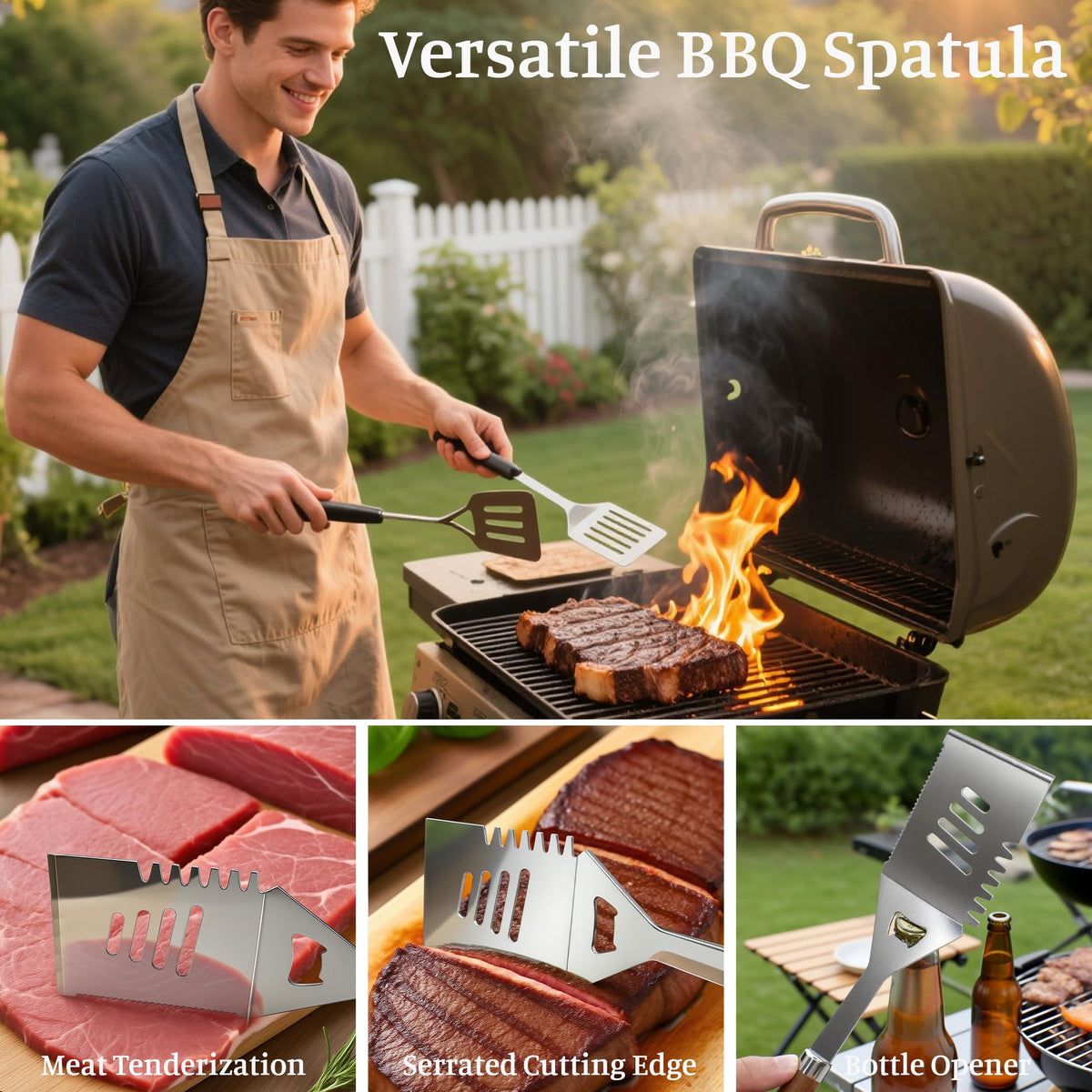 Grill Set, Grill Tools for Outdoor Grill Utensils Set BBQ Accessories