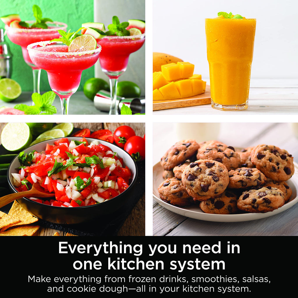 Ninja Mega Kitchen System, 1500W, 72oz Pitcher, 8-Cup, Black, BL770AMZ