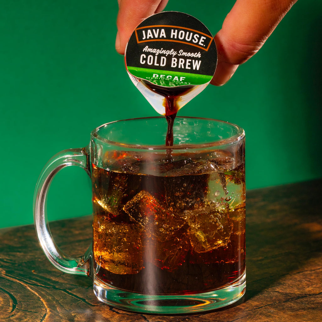 Java House Cold Brew Coffee Concentrate, Decaf, 1.35 Fl Oz