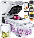 Fullstar Pro XL Vegetable Chopper & Mandoline Slicer w Pull-Out Catch Tray