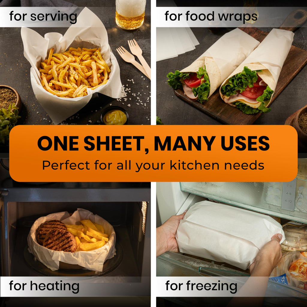 220 Pcs 9x13" Parchment Paper Sheets by Baker's Signature